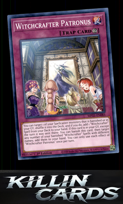 1st Edition Witchcrafter Patronus MP21-EN085 YuGiOh Common 2021 Tin of Ancient B