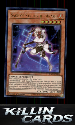 1st Edition Sage of Strength - Akash BLMR-EN049 YuGiOh Ultra Rare Battles of Leg
