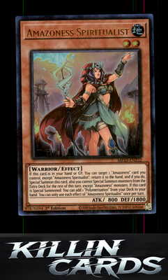 1st Edition Amazoness Spiritualist MP23-EN222 YuGiOh Ultra Rare 25th Anniversary