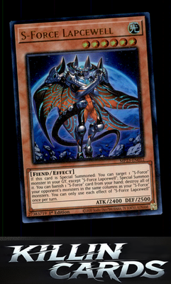 1st Edition S-Force Lapcewell MP23-EN012 YuGiOh Ultra Rare 25th Anniversary Tin: