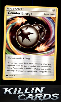 Counter Energy 100/111 Pokemon Uncommon SM - Crimson Invasion Card NM