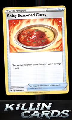 Spicy Seasoned Curry 151/189 Pokemon Uncommon SWSH10: Astral Radiance Card NM
