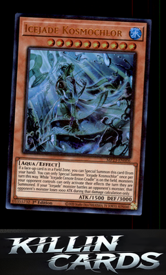 1st Edition Icejade Kosmochlor MP23-EN006 YuGiOh Ultra Rare 25th Anniversary Tin