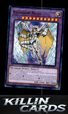 1st Edition Rainbow Neos MGED-EN137 YuGiOh Rare Maximum Gold: El Dorado Card NM