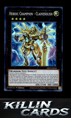Heroic Champion - Claivesolish DIFO-EN044 YuGiOh Super Rare Dimension Force Card