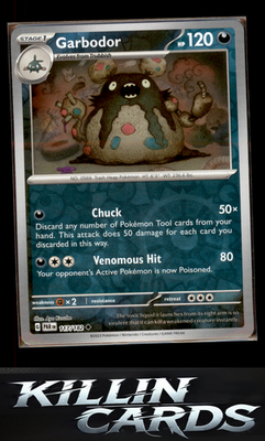 Reverse Holofoil Garbodor - 117/182 117/182 Pokemon Uncommon SV04: Paradox Rift