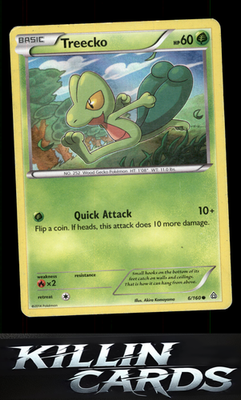 Treecko 6/160 Pokemon Common XY - Primal Clash Card LP