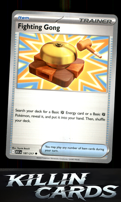 Fighting Gong 187/217 Pokemon Uncommon ME: Ascended Heroes Card NM