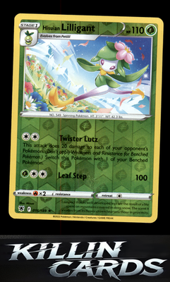 Reverse Holofoil Hisuian Lilligant 016/189 Pokemon Holo Rare SWSH10: Astral Radi