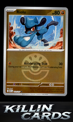 Reverse Holofoil Riolu (Friend Ball) 112/217 Pokemon Common ME: Ascended Heroes