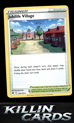 Jubilife Village 148/189 Pokemon Uncommon SWSH10: Astral Radiance Card NM