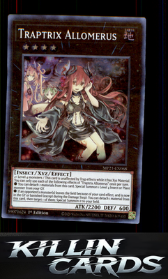 1st Edition Traptrix Allomerus MP21-EN068 YuGiOh Super Rare 2021 Tin of Ancient
