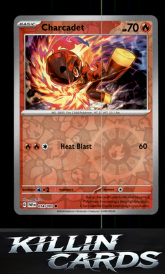 Reverse Holofoil Charcadet - 014/091 014/091 Pokemon Common SV: Paldean Fates Ca