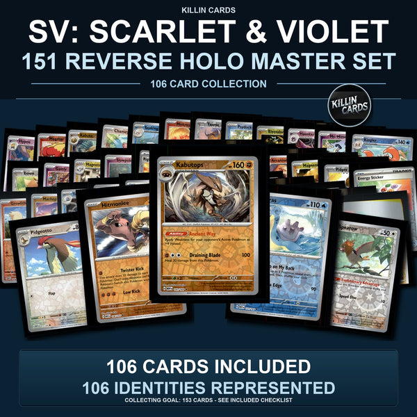 Pokemon TCG SV: Scarlet & Violet 151 Reverse Holo Master Set 106 Reverse Holo