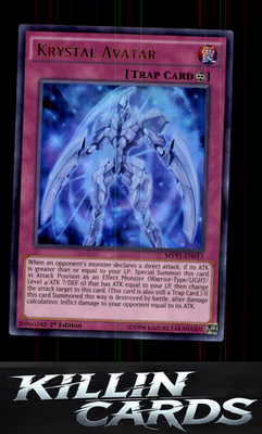 1st Edition Krystal Avatar MVP1-EN011 YuGiOh Ultra Rare The Dark Side of Dimensi