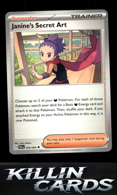 Janine's Secret Art - 059/064 059/064 Pokemon Uncommon SV: Shrouded Fable Card N