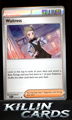 Waitress 215/217 Pokemon Common ME: Ascended Heroes Card NM