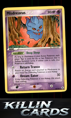 Misdreavus 40/92 Pokemon Uncommon Legend Maker Card LP