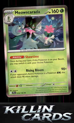 Meowscarada 018/159 Pokemon Rare SV09: Journey Together Card NM