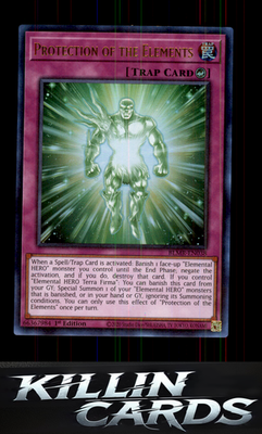 1st Edition Protection of the Elements BLMR-EN038 YuGiOh Ultra Rare Battles of L