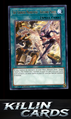 1st Edition Sky Striker Maneuver - Scissors Cross IGAS-EN062 YuGiOh Rare Ignitio