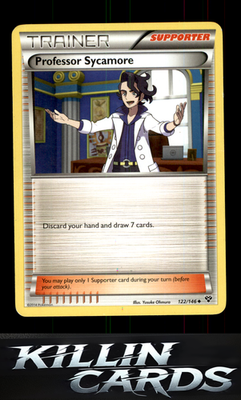 Professor Sycamore 122/146 Pokemon Uncommon XY Base Set Card MP