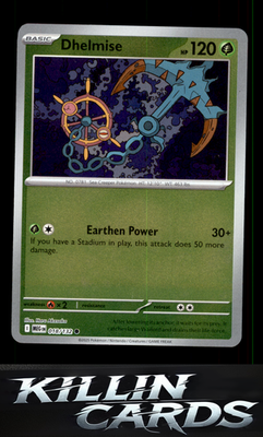 Reverse Holofoil Dhelmise 018/132 Pokemon Common ME01: Mega Evolution Card NM