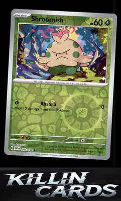 Reverse Holofoil Shroomish 003/198 Pokemon Common SV01: Scarlet & Violet Base Se