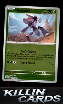 Reverse Holofoil Genesect 008/094 Pokemon Rare ME02: Phantasmal Flames Card NM