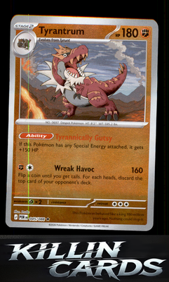 Reverse Holofoil Tyrantrum 045/088 Pokemon Rare ME03: Perfect Order Card NM