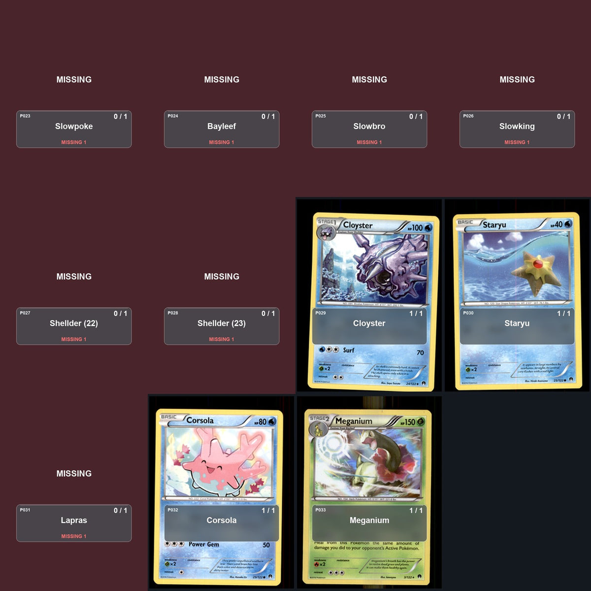 Pokemon TCG XY - BREAKpoint C/UC/R Standard Set 25 Cards