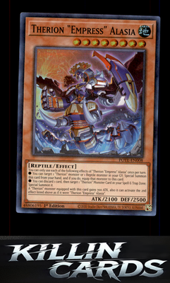 1st Edition Therion "Empress" Alasia POTE-EN008 YuGiOh Super Rare Power of the E