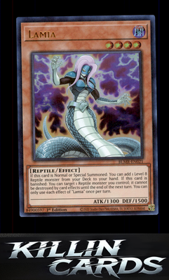 1st Edition Lamia BLMR-EN021 YuGiOh Ultra Rare Battles of Legend: Monstrous Reve