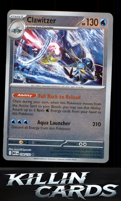 Reverse Holofoil Clawitzer - 038/132 038/132 Pokemon Rare ME01: Mega Evolution C
