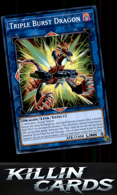 1st Edition Triple Burst Dragon SDRR-EN045 YuGiOh Common Structure Deck: Rokket