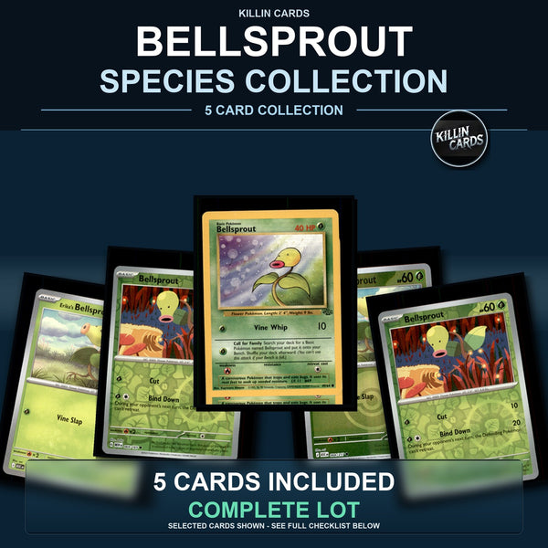 Pokemon TCG Bellsprout Species Collection 5 Different Cards
