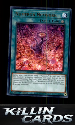 1st Edition Numeron Network MGED-EN087 YuGiOh Rare Maximum Gold: El Dorado Card