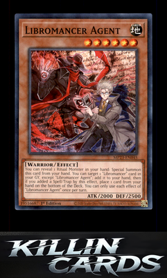 1st Edition Libromancer Agent MP23-EN045 YuGiOh Common 25th Anniversary Tin: Due
