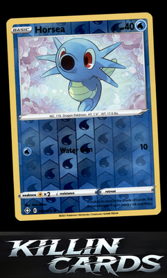 Reverse Holofoil Horsea 020/072 Pokemon Common Shining Fates Card NM