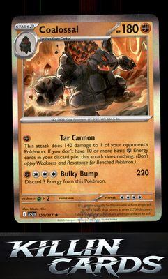 Coalossal 120/217 Pokemon Rare ME: Ascended Heroes Card NM