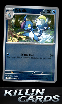 Reverse Holofoil Drizzile 040/132 Pokemon Common ME01: Mega Evolution Card NM