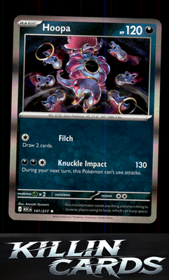 Hoopa (Energy Symbol Pattern) 141/217 Pokemon Rare ME: Ascended Heroes Card NM