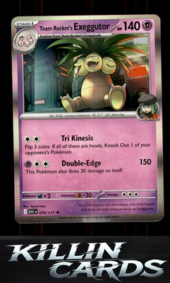 Team Rocket's Exeggutor (Team Rocket) 078/217 Pokemon Rare ME: Ascended Heroes C