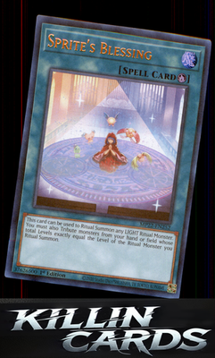 1st Edition Sprite's Blessing MP22-EN252 YuGiOh Ultra Rare 2022 Tin of the Phara