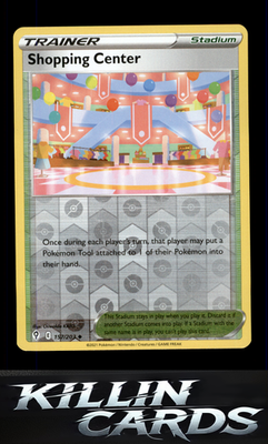 Reverse Holofoil Shopping Center 157/203 Pokemon Uncommon SWSH07: Evolving Skies