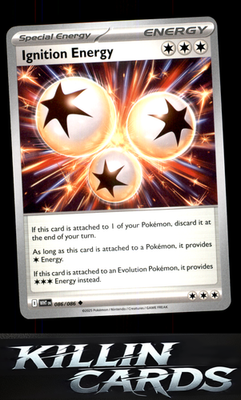 Ignition Energy 086/086 Pokemon Uncommon SV: White Flare Card NM