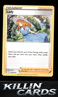 Lady 159/196 Pokemon Uncommon SWSH11: Lost Origin Card NM
