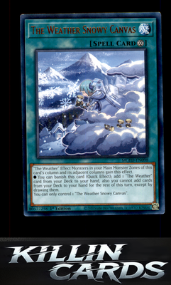 1st Edition The Weather Snowy Canvas MGED-EN098 YuGiOh Rare Maximum Gold: El Dor