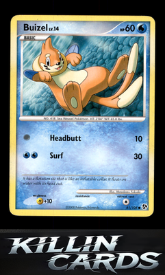 Buizel 61/106 Pokemon Common Great Encounters Card LP