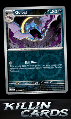 Reverse Holofoil Golbat 042/165 Pokemon Uncommon SV: Scarlet & Violet 151 Card N